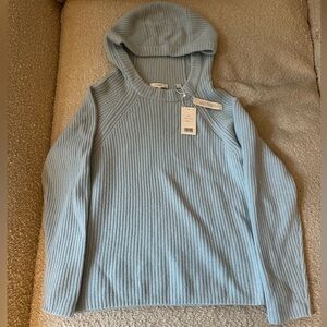 NWT Vince Wool Cashmere Hooded Sweater